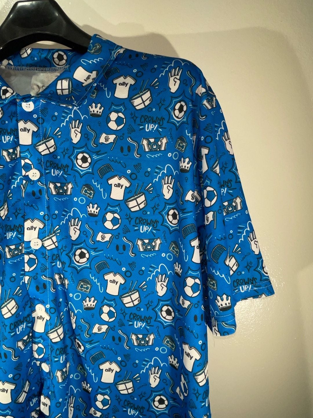 Charlotte FC Football Club Soccer Hawaiian Shirt Stadium Giveaway SGA XL Men's 7