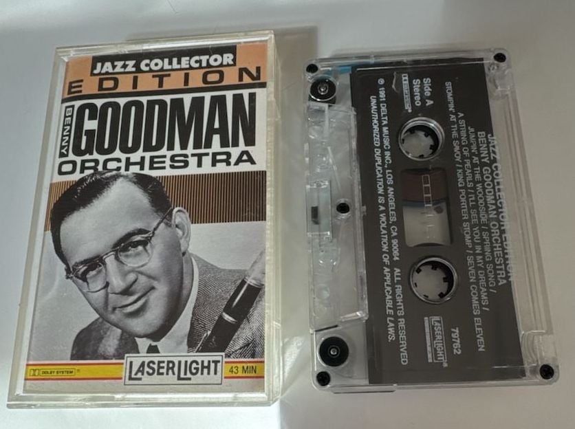 LaserLight Benny Goodman Orchestra Jazz Collector Edition Cassette Tape 1