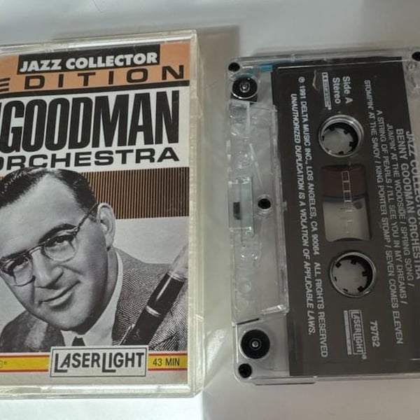 LaserLight Benny Goodman Orchestra Jazz Collector Edition Cassette Tape