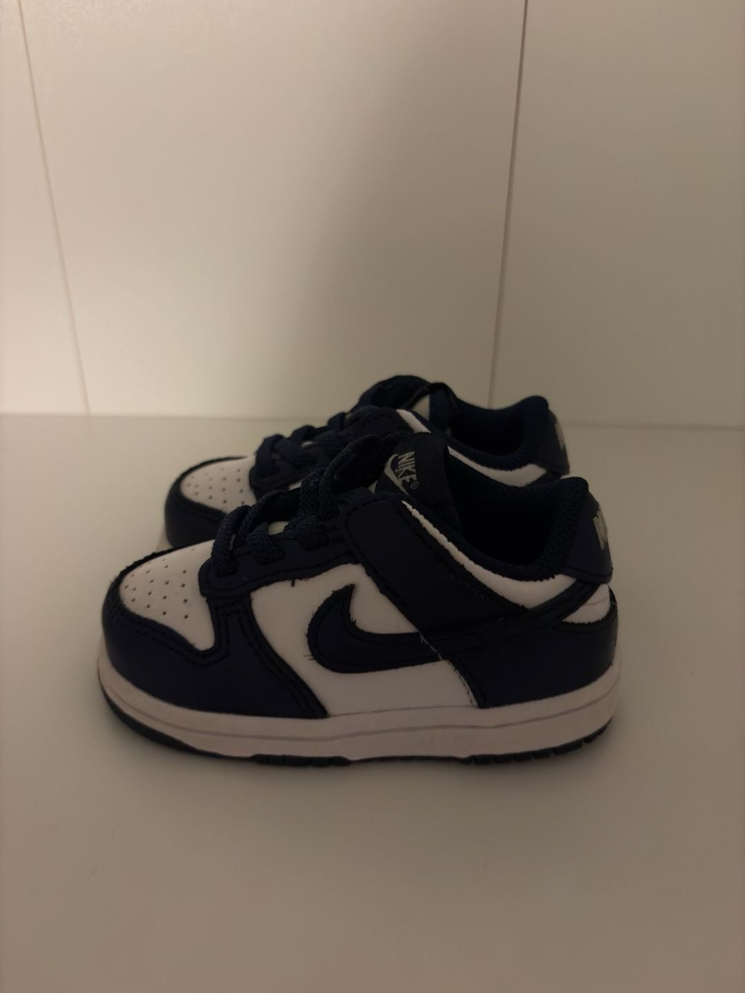 Nike Dunk Low TD Midnight Navy White Toddler Sneakers 5C 3