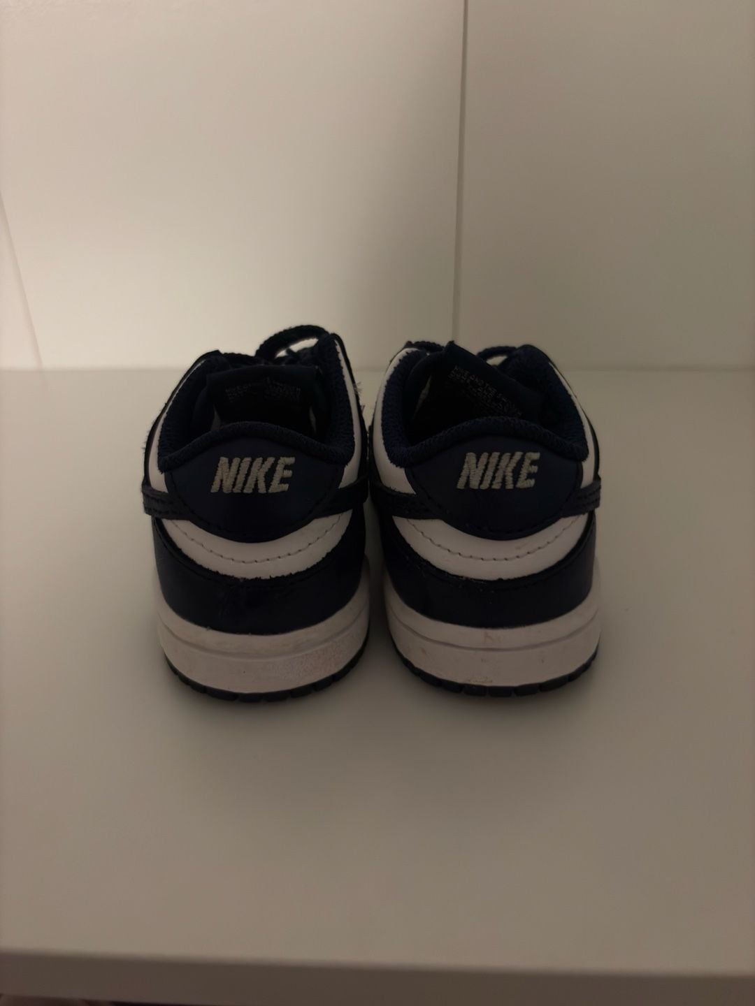 Nike Dunk Low TD Midnight Navy White Toddler Sneakers 5C 4