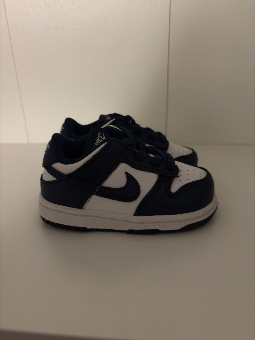 Nike Dunk Low TD Midnight Navy White Toddler Sneakers 5C 5