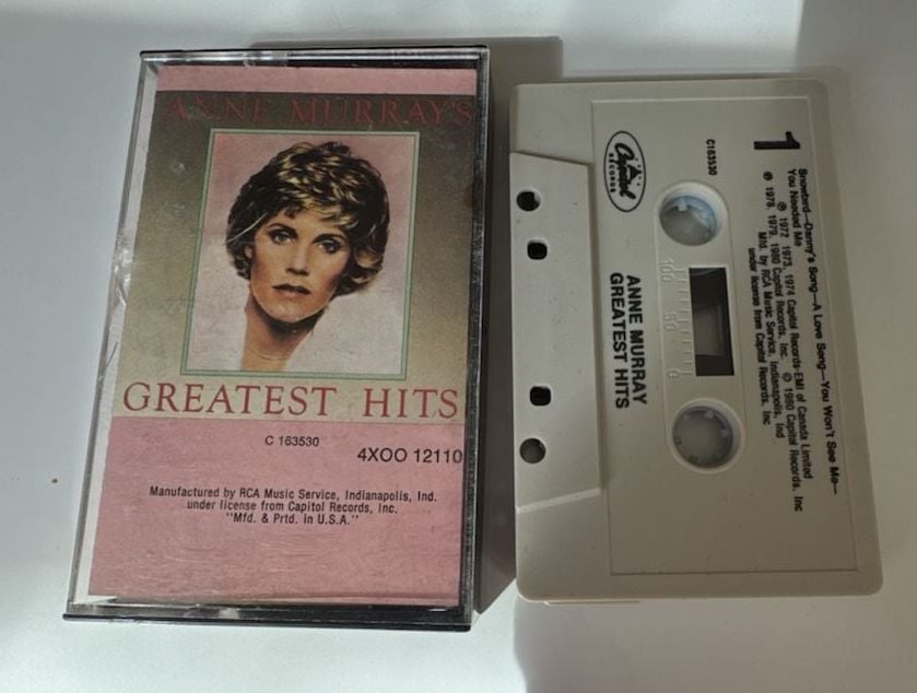 Anne Murray's Greatest Hits Cassette Tape 1