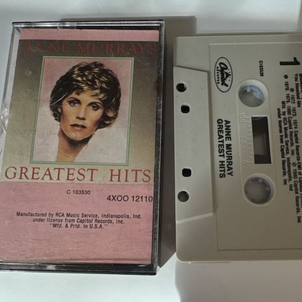 Anne Murray's Greatest Hits Cassette Tape