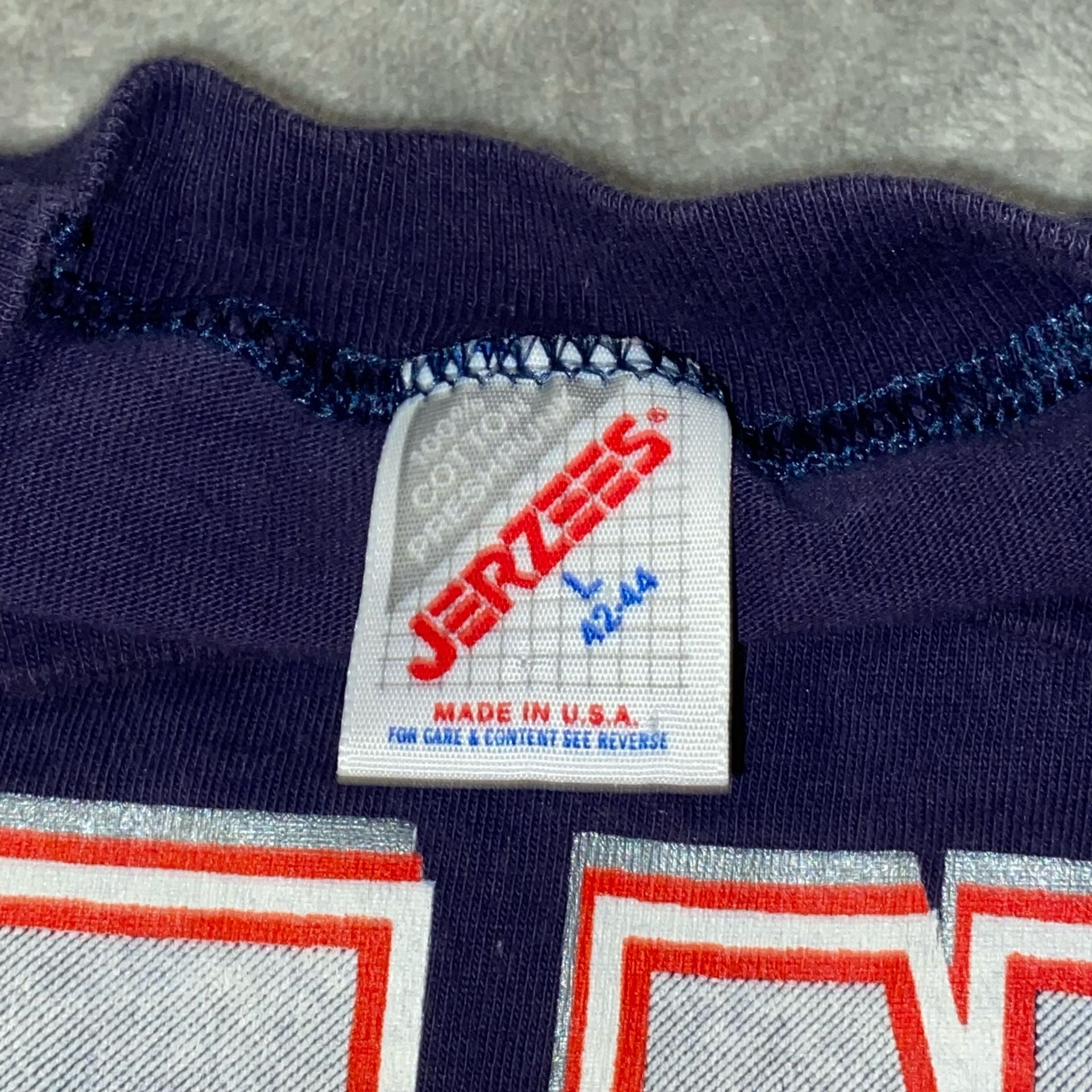 Jerzees New York Giants Super Bowl XXV T-Shirt Size L Vintage NFC Champions 7
