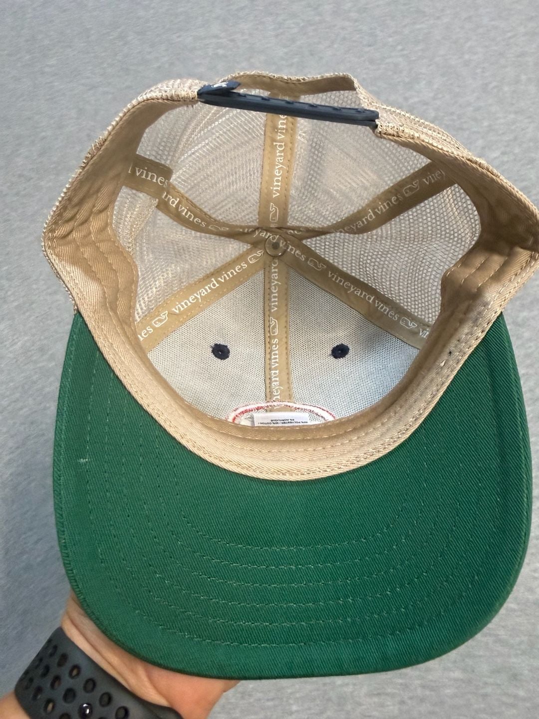 Vineyard Vines Toddler Trucker Hat Sherpa Whale Logo Snapback Blue Green 6