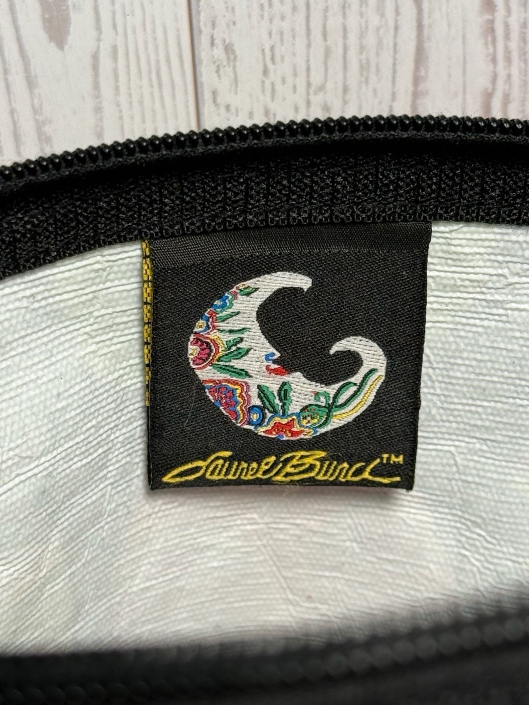 Laurel Burch Multicolored Cat Faces Canvas Handbag Zip Top 3