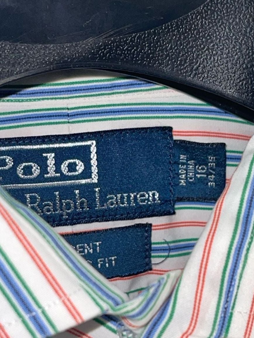 Polo Ralph Lauren Regent Classic Fit Size 16 34/35 Stripe 4