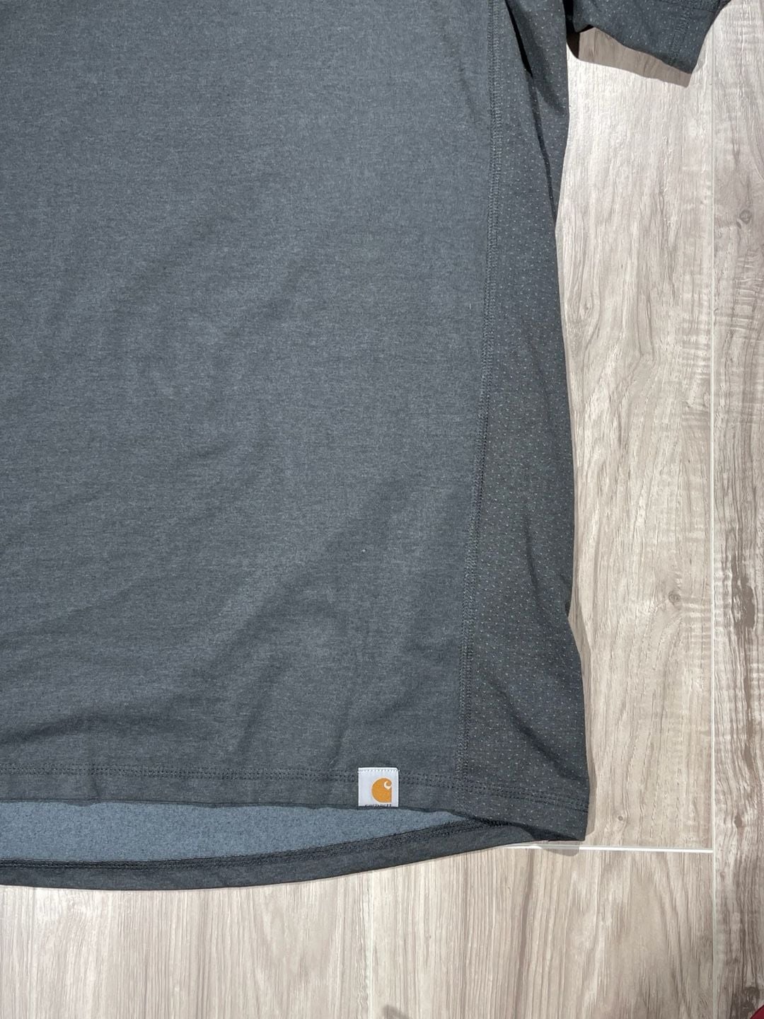 CARHARTT Force SHIRT Mens large L Gray Lightweight Outdoors Work Wear Logo 4
