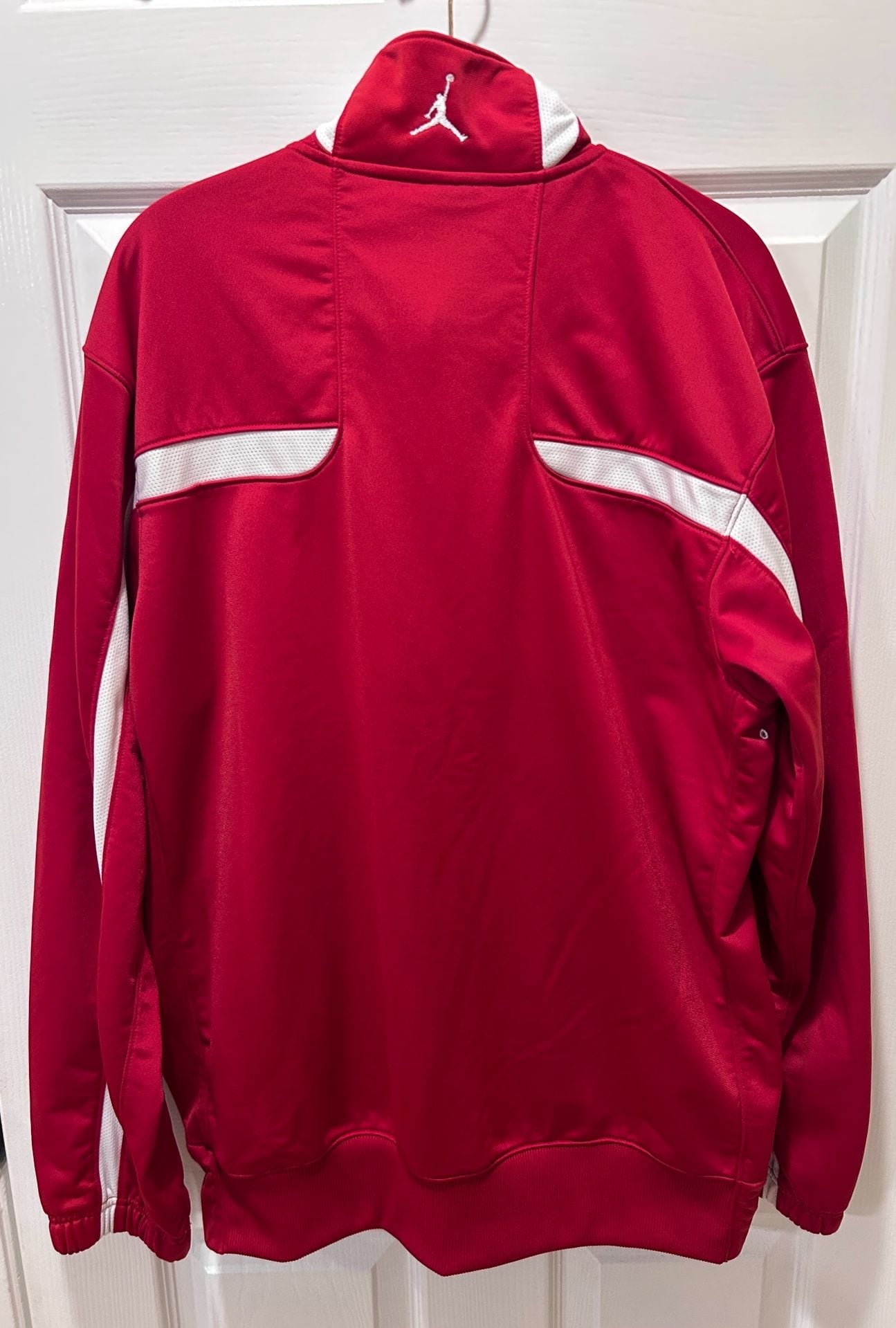 Jordan Full Zip Track Jacket Size M Red White 3