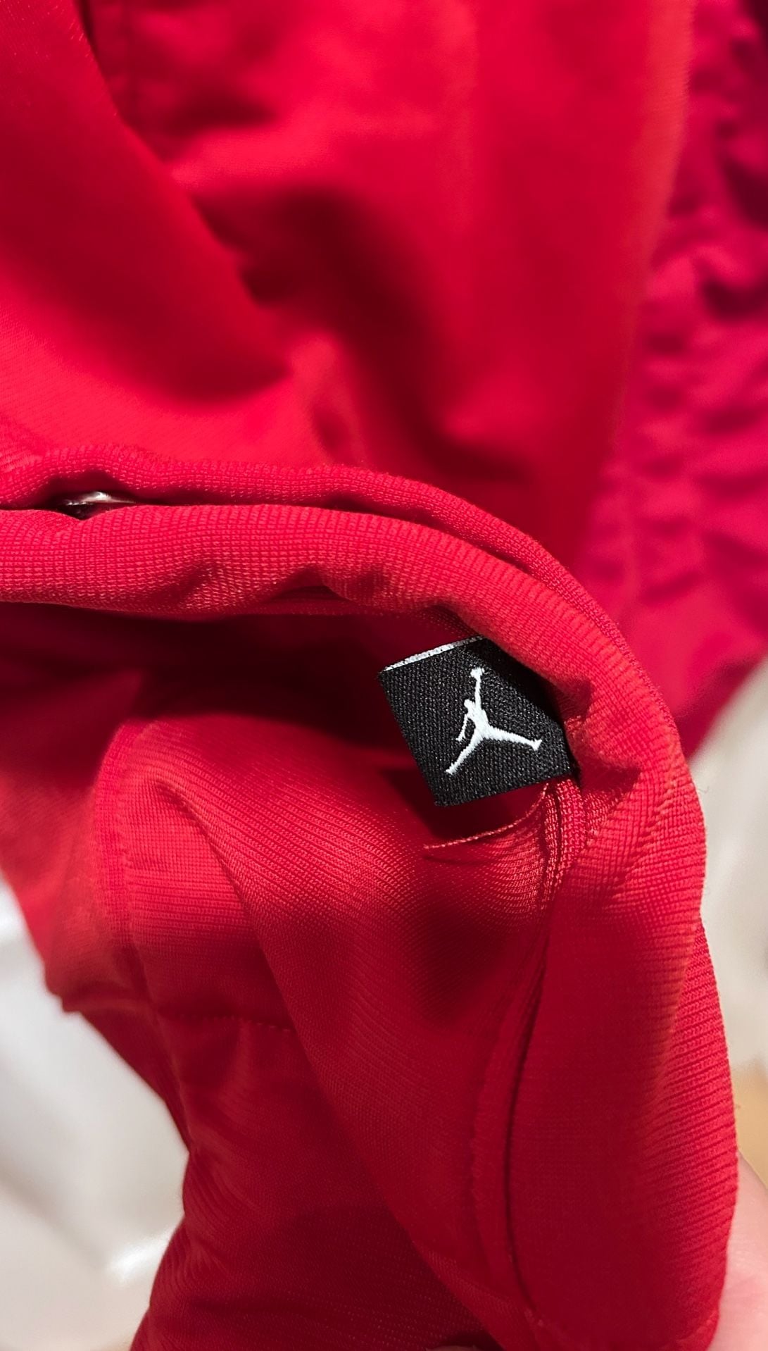 Jordan Full Zip Track Jacket Size M Red White 6