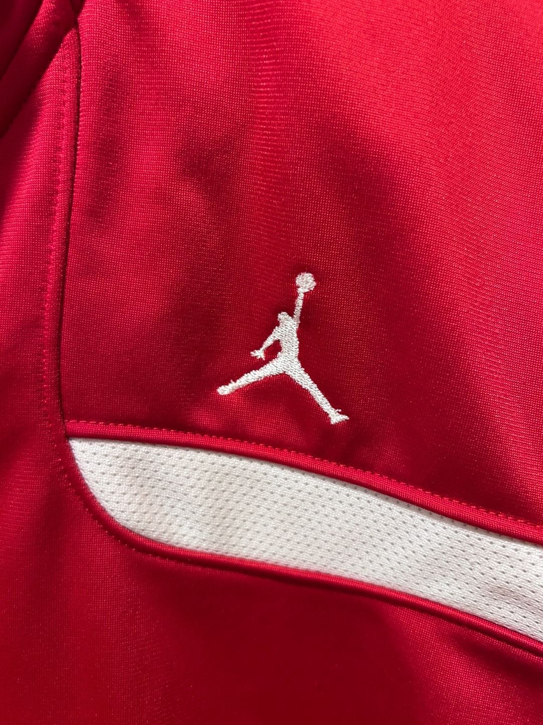 Jordan Full Zip Track Jacket Size M Red White 7