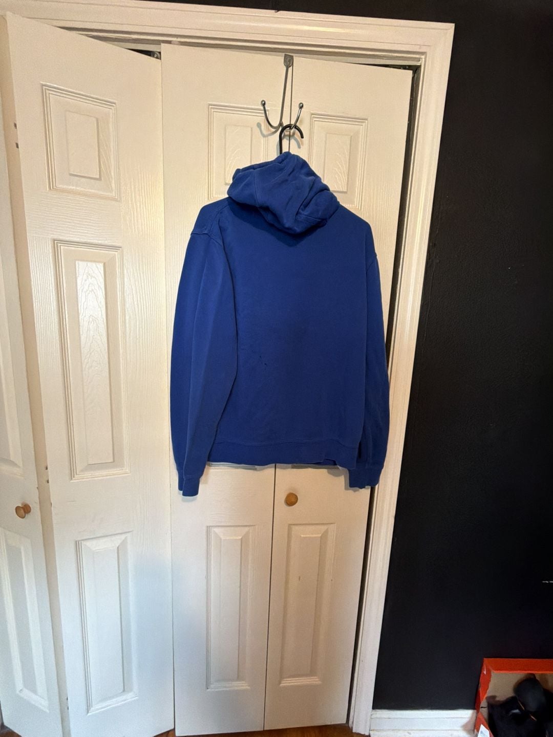 Nike Hoodie Size L Blue Graphic Swoosh Sweatshirt 5