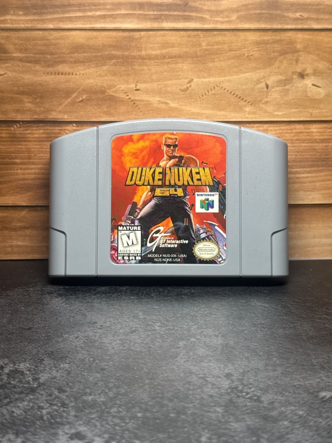 Nintendo Duke Nukem 64 N64 Game Cartridge 1