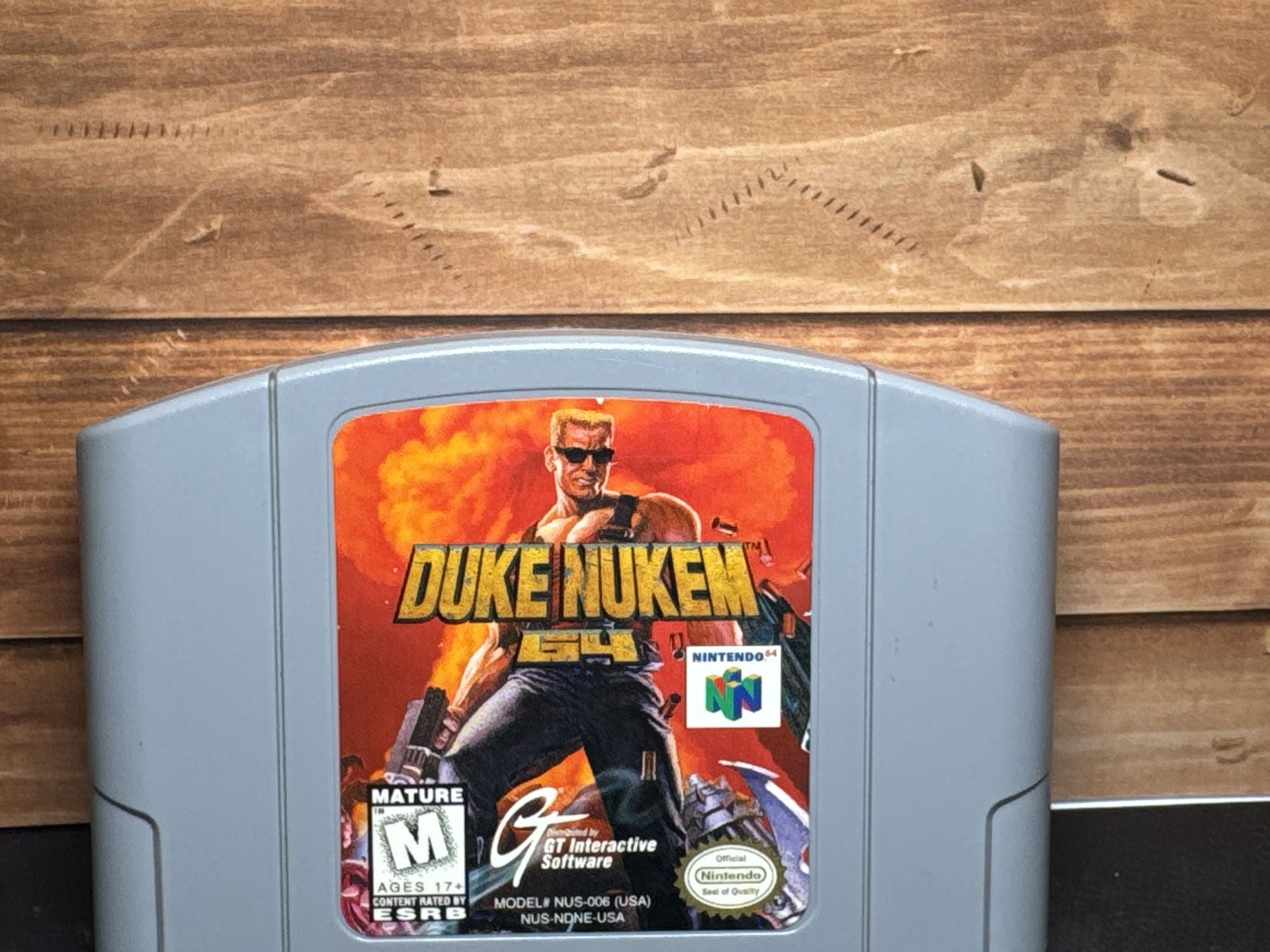 Nintendo Duke Nukem 64 N64 Game Cartridge 2