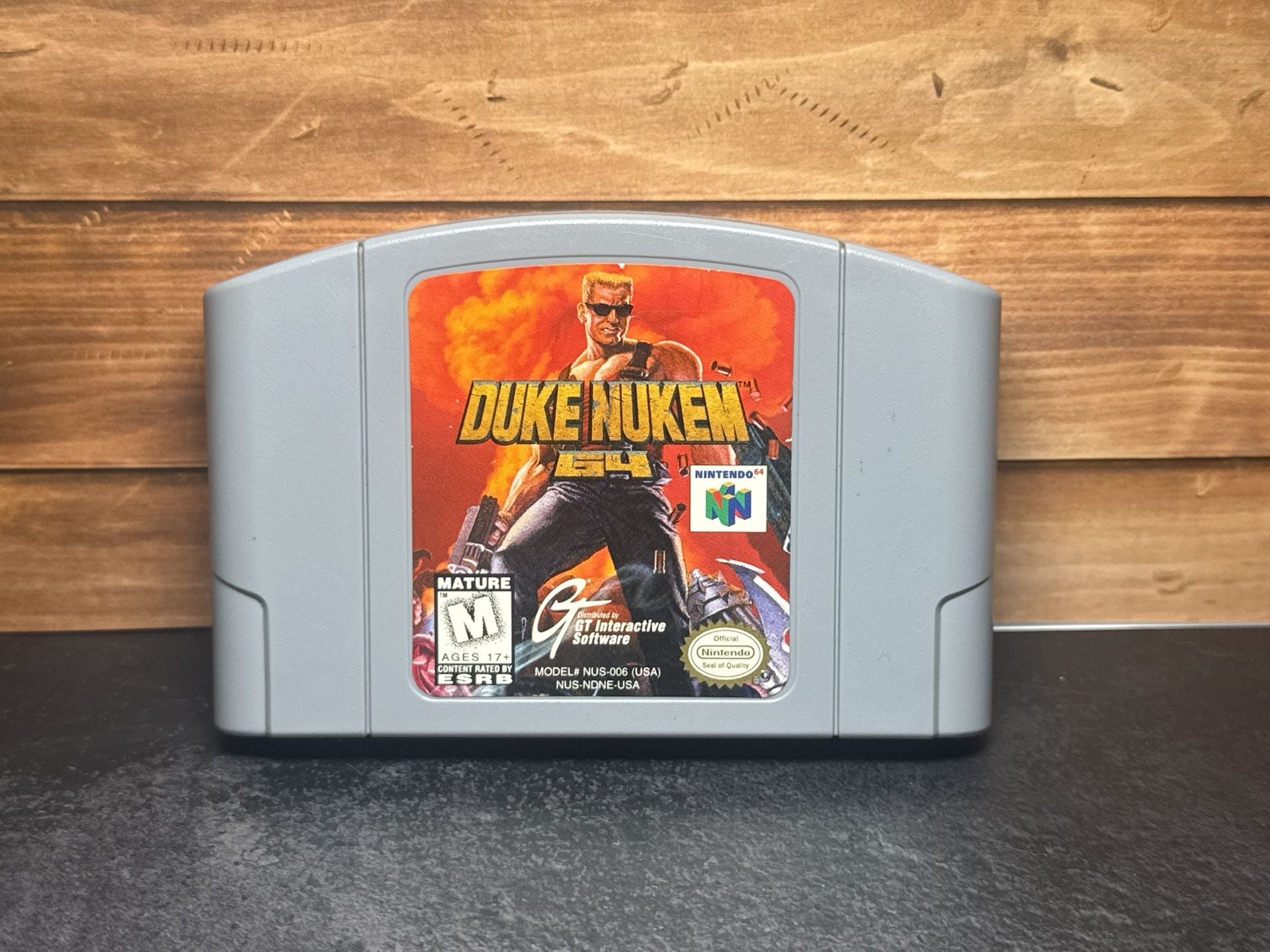 Nintendo Duke Nukem 64 N64 Game Cartridge 3