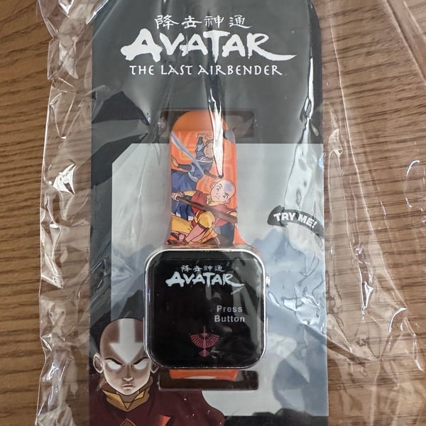 Nickelodeon Avatar The Last Airbender LED Watch Orange Strap