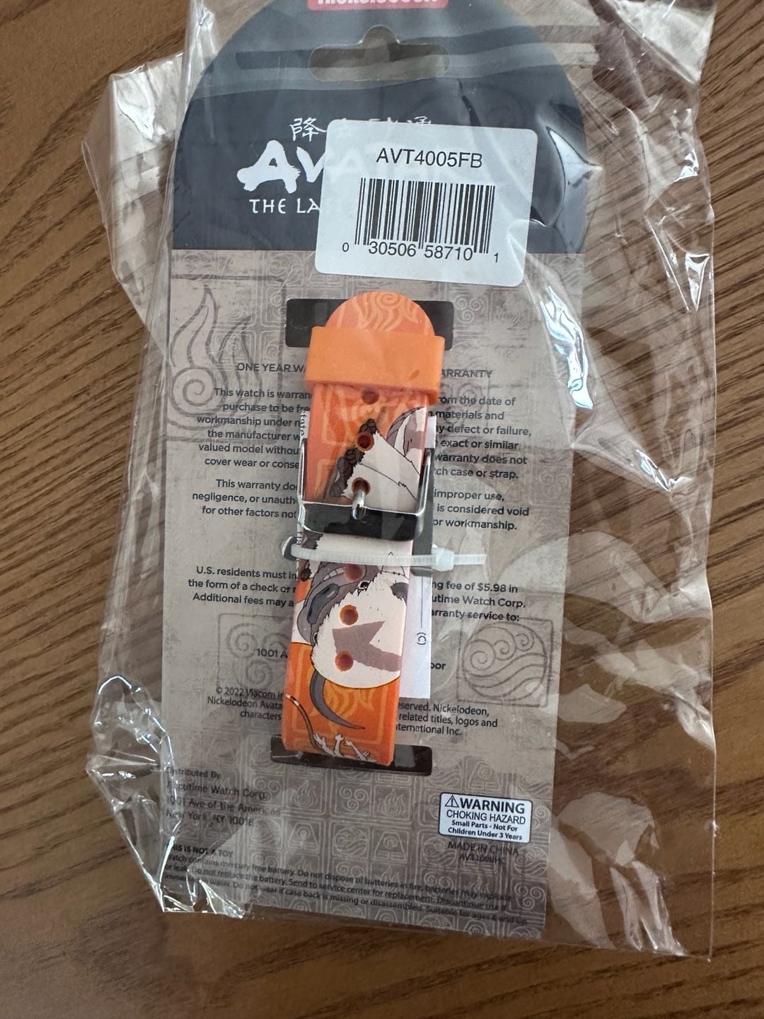 Nickelodeon Avatar The Last Airbender LED Watch Orange Strap 2