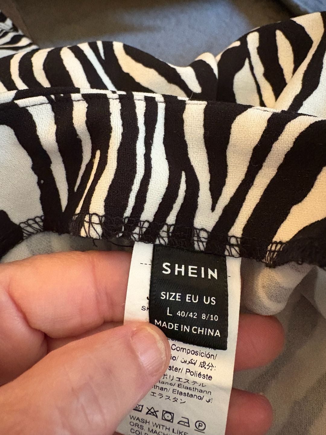 Frenchy Zebra Striped Print High Waist Shorts Summer 3