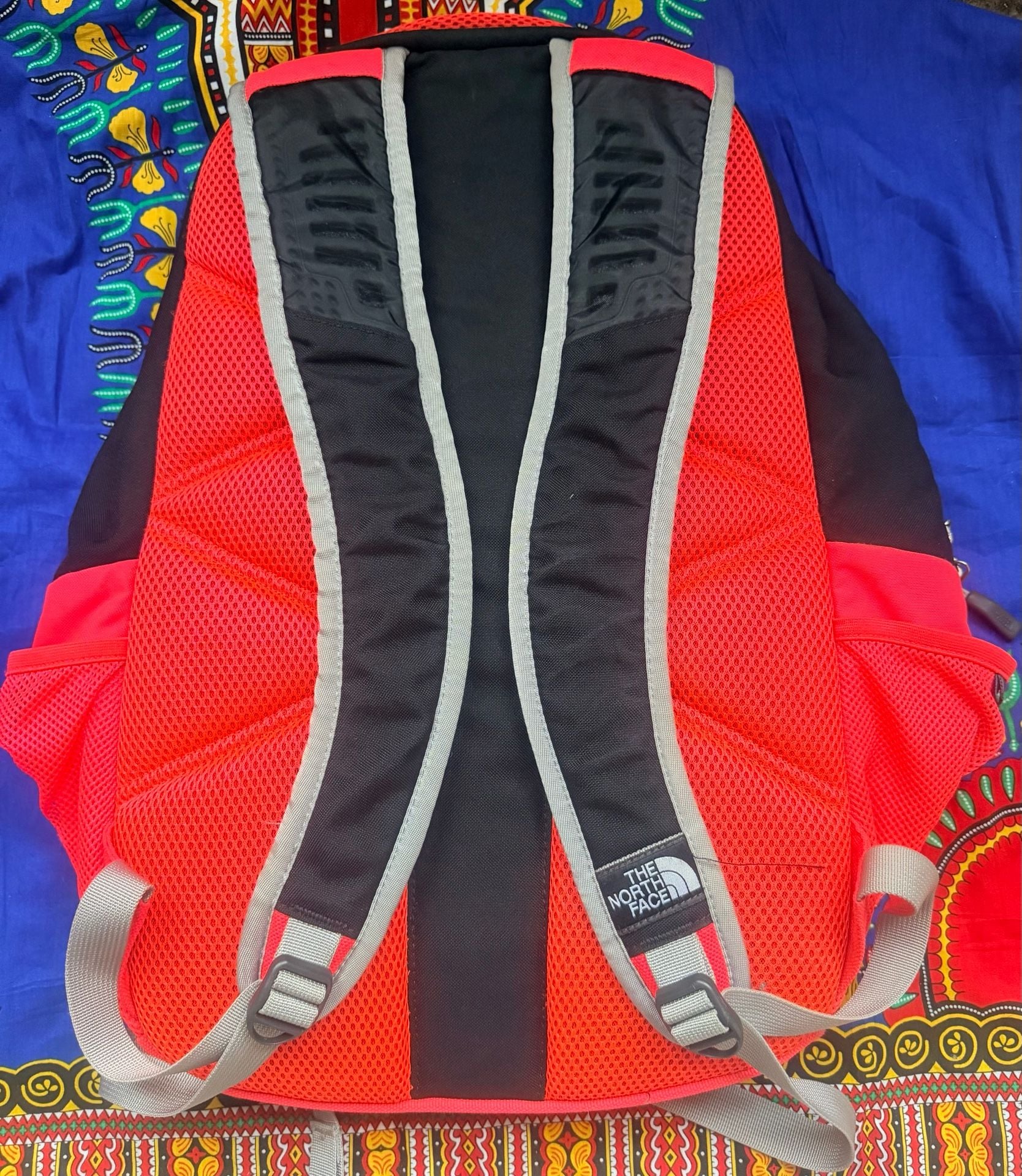 The North Face Tallac Backpack Black Red 3