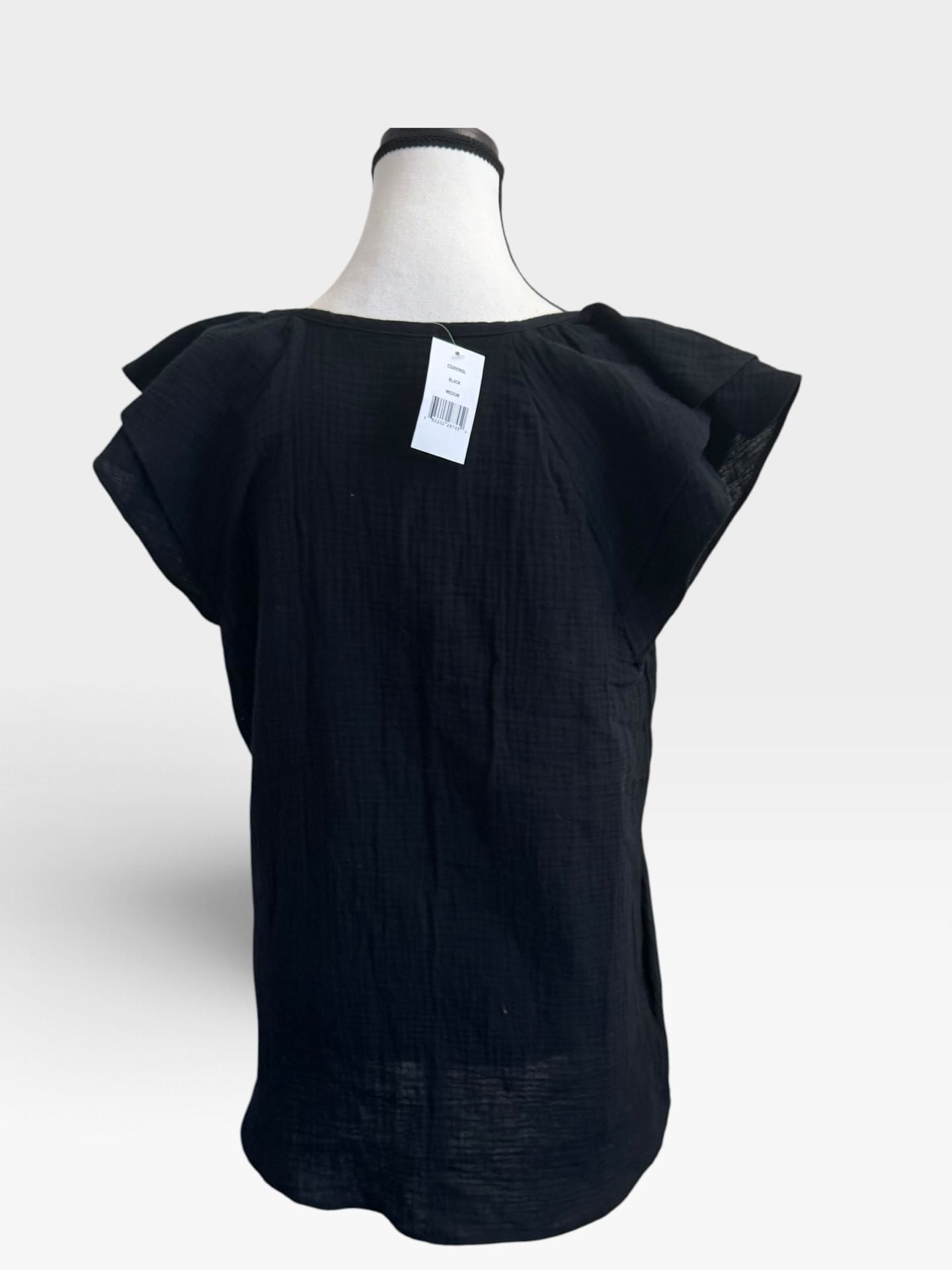 NWT GIBSONLOOK Flutter Sleeve Woven Blouse (Women) Size Medium 9