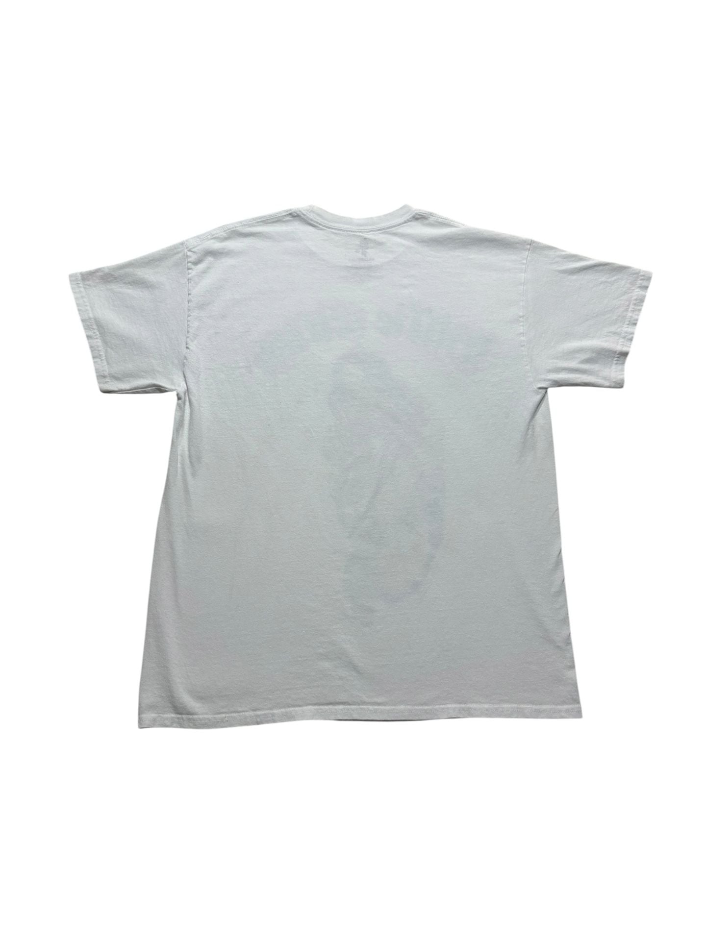 Billie Eilish Bling T-Shirt Size L White Graphic Print Official Tour Merch 3