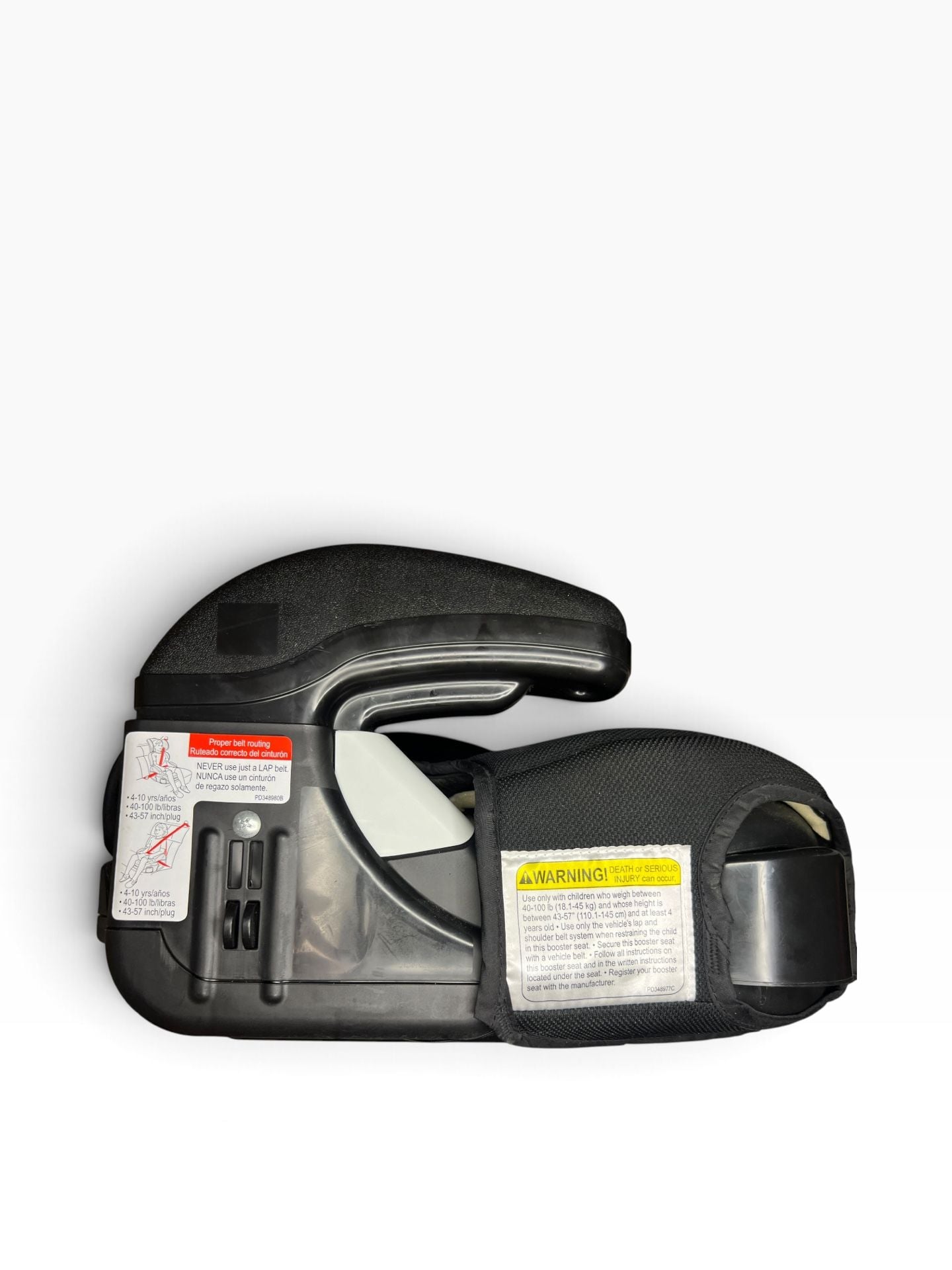 Graco TurboBooster 2.0 Backless Booster Car Seat Gray Black 6