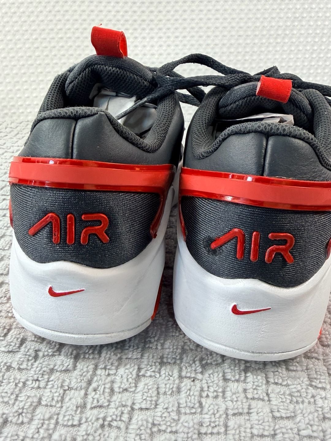 Nike Air Max Bolt Black Crimson White Sneakers 4Y 5