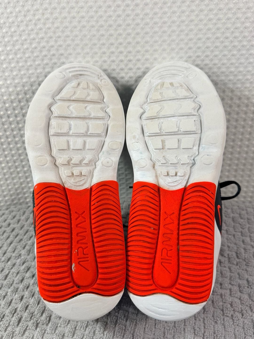 Nike Air Max Bolt Black Crimson White Sneakers 4Y 7