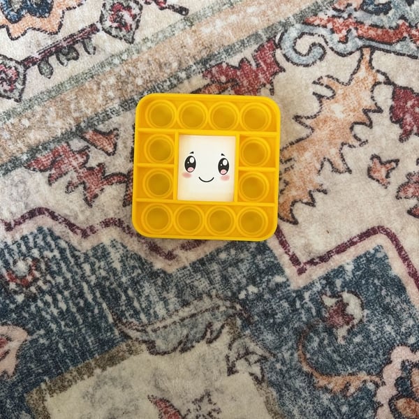 LankyBox Rocky Fidget Toy Yellow Pop It