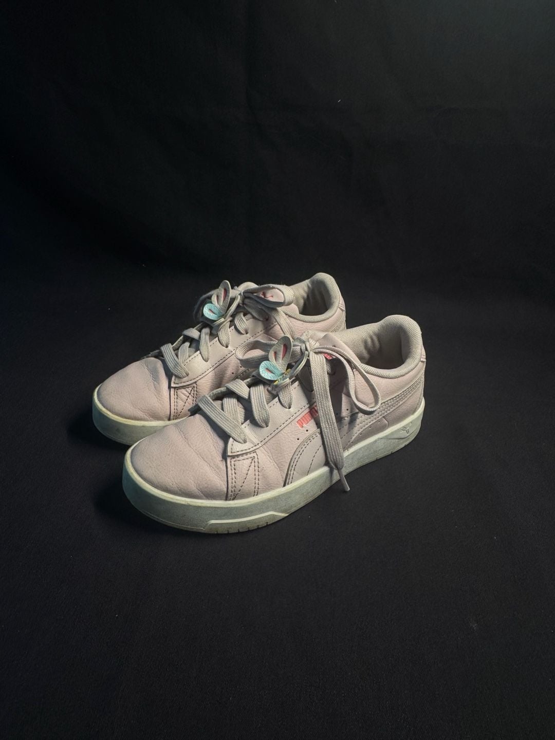 Puma Jada Classic Butterflies Size 3C Pink Sneakers Casual Shoes 2
