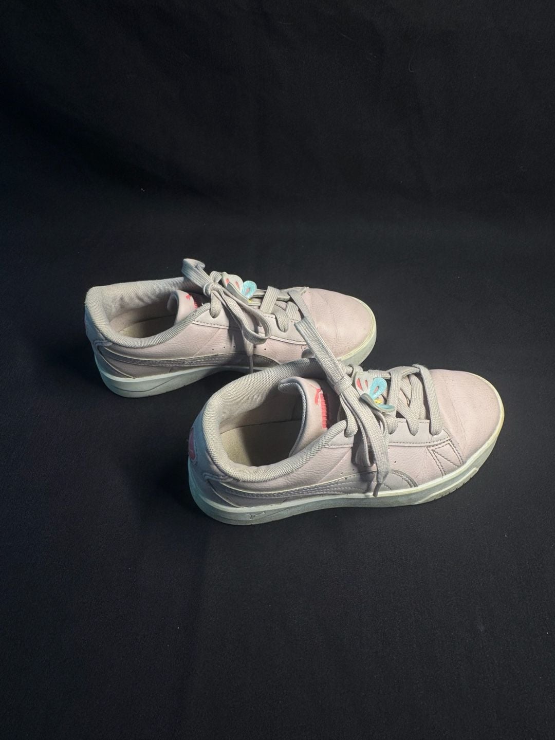 Puma Jada Classic Butterflies Size 3C Pink Sneakers Casual Shoes 4