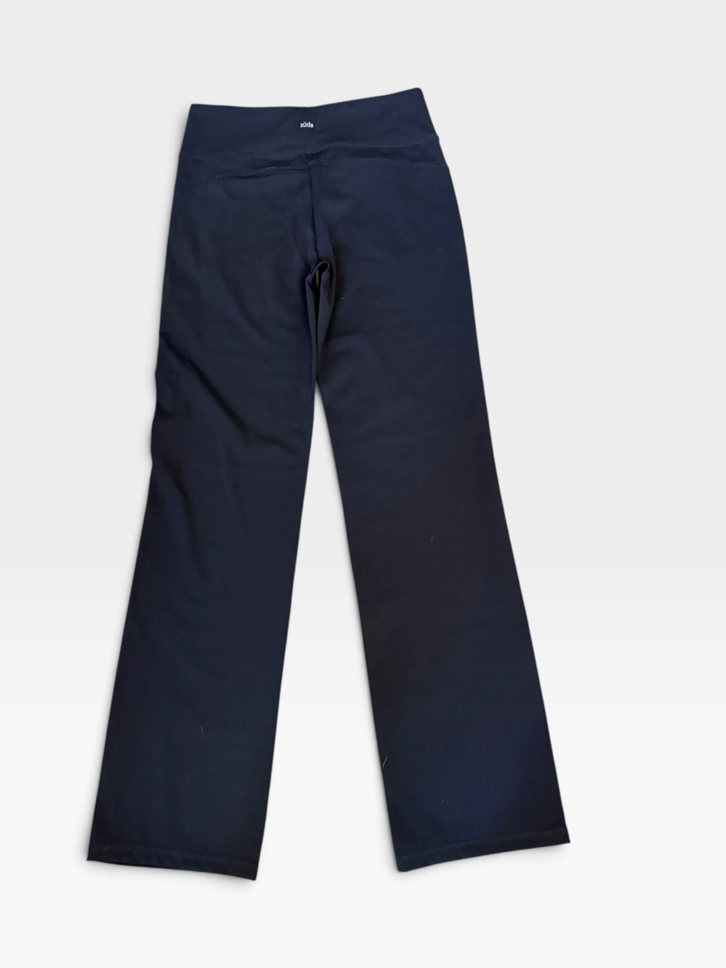 Zuda Z-Stretch Bootcut Pants Size M Black Zipper Pockets 3