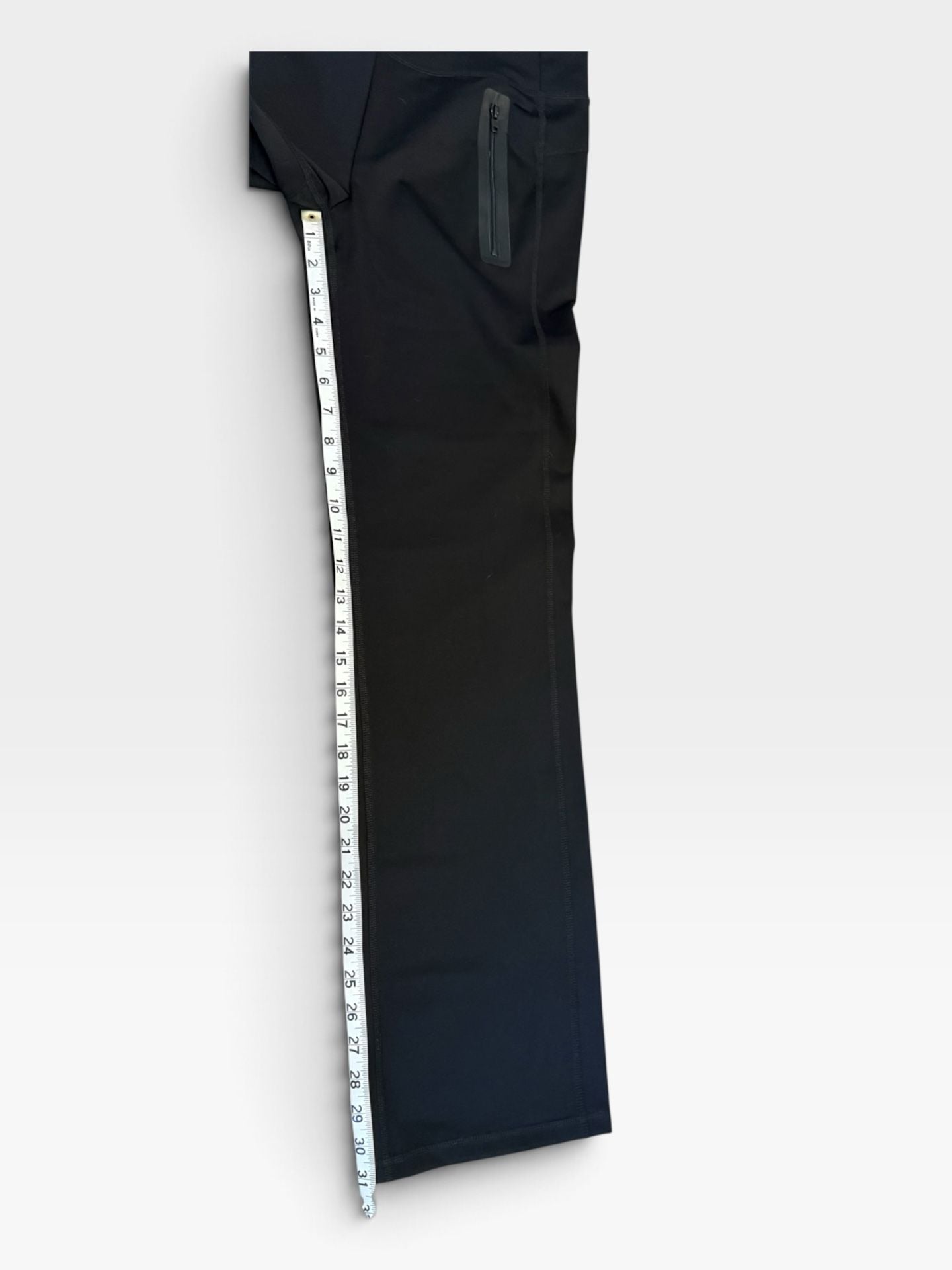 Zuda Z-Stretch Bootcut Pants Size M Black Zipper Pockets 7