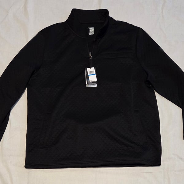 Callaway Men's Opti-Dri Quilted 1/4-Zip Pullover Black Size XL
