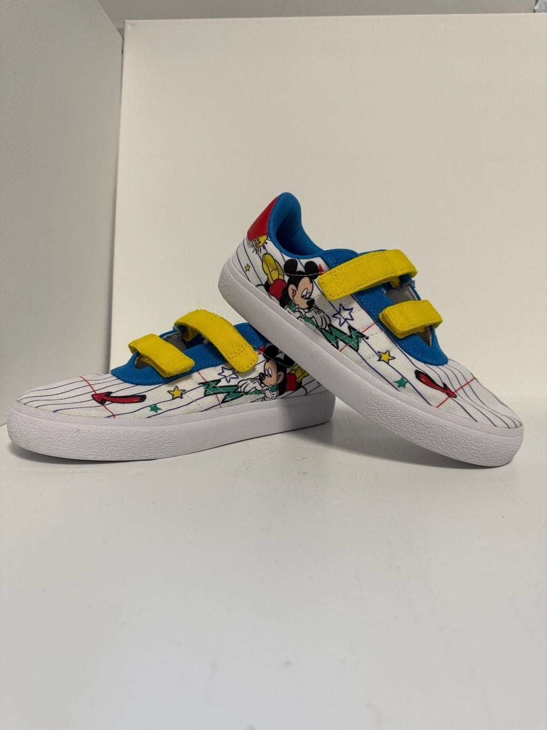 Adidas Vulc Raid3r Mickey Mouse Size 2.5 Kids Sneakers 3