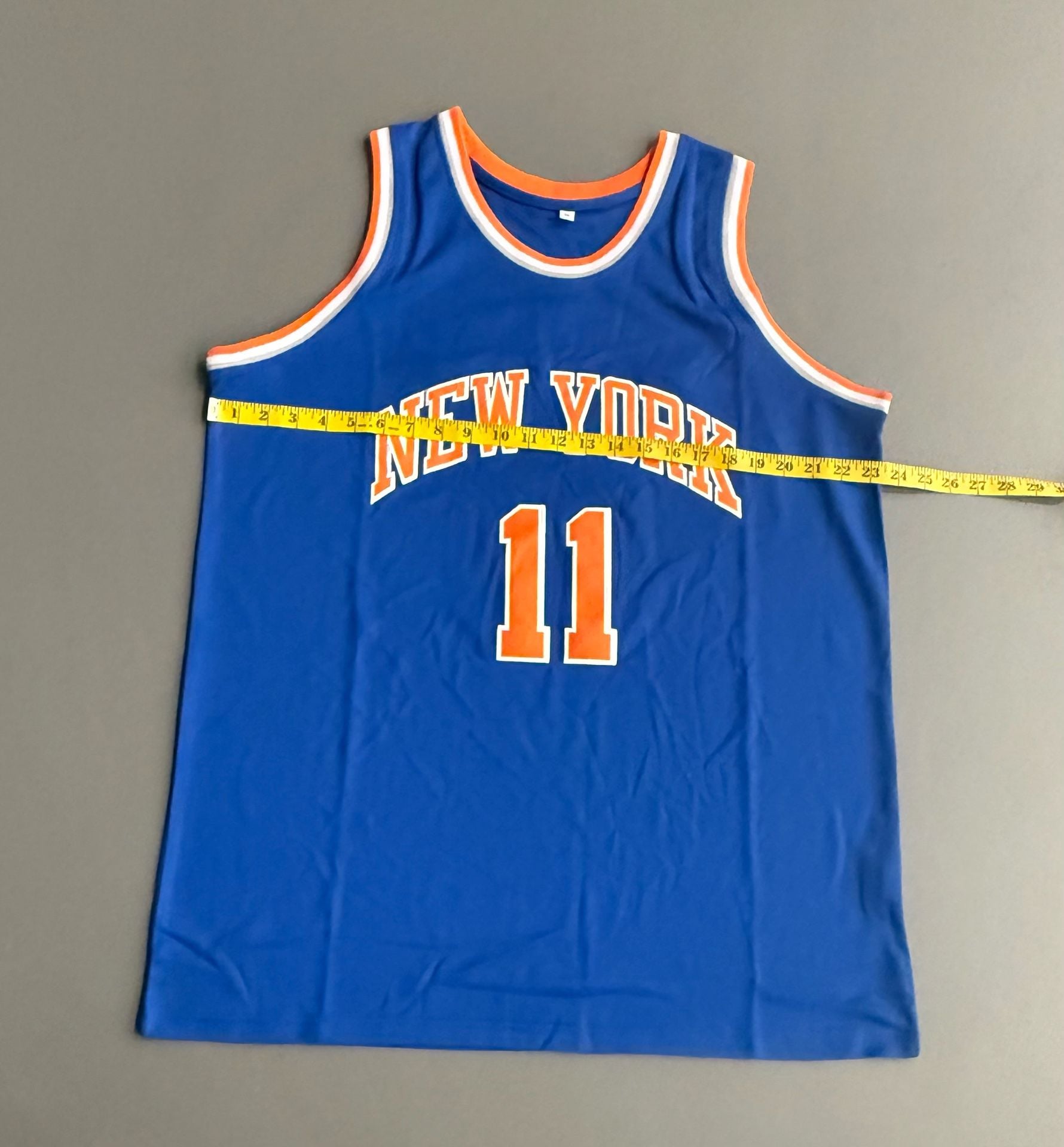 Jalen Brunson New York Knicks Basketball Jersey Size XL Blue #11 7