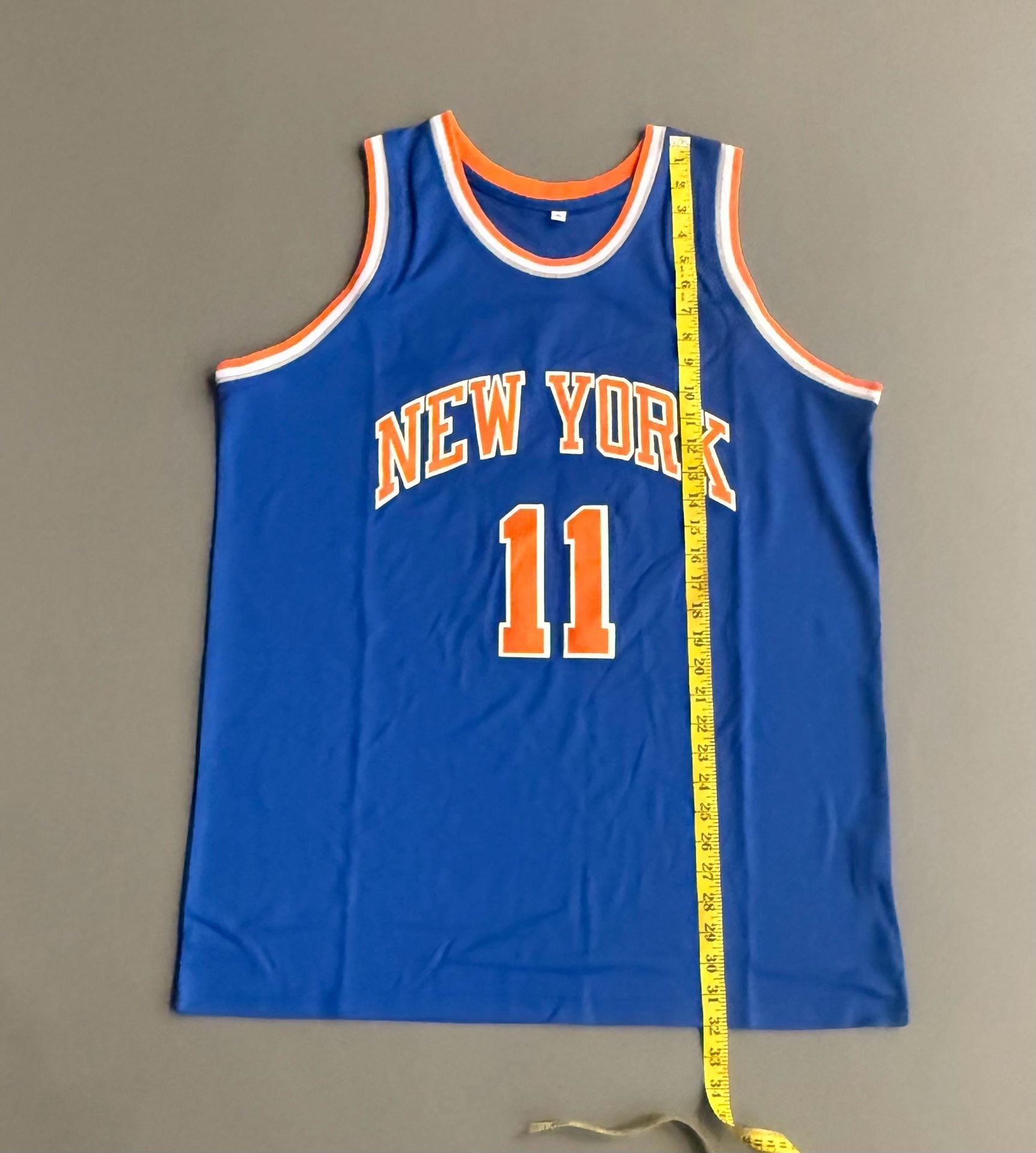 Jalen Brunson New York Knicks Basketball Jersey Size XL Blue #11 8