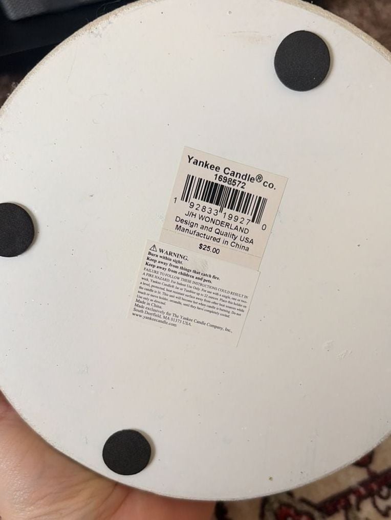Yankee Candle Wonderland Jar Candle Holder Winter Village 3