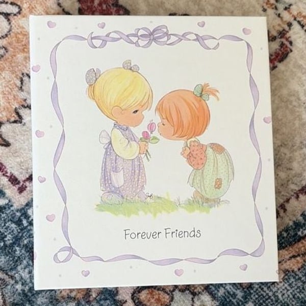 Hallmark Precious Moments Forever Friends Refillable Address Book Vintage