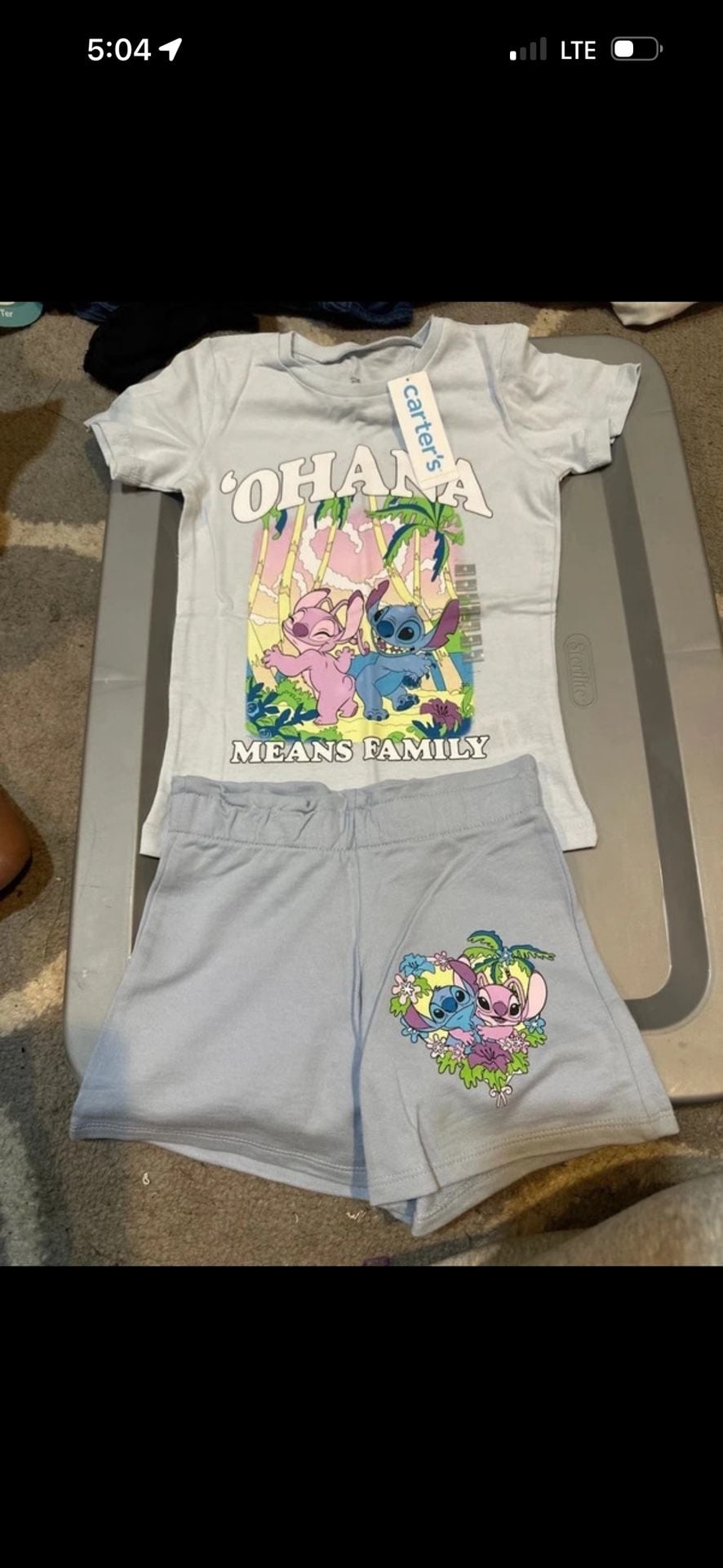 Girls 2-Piece Stitch Outfit Set 1