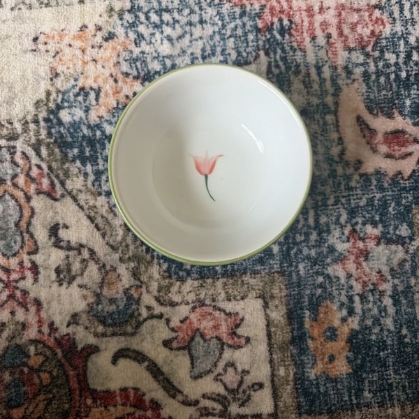 Andrea by Sadek Floral Tulip Small Bowl Porcelain