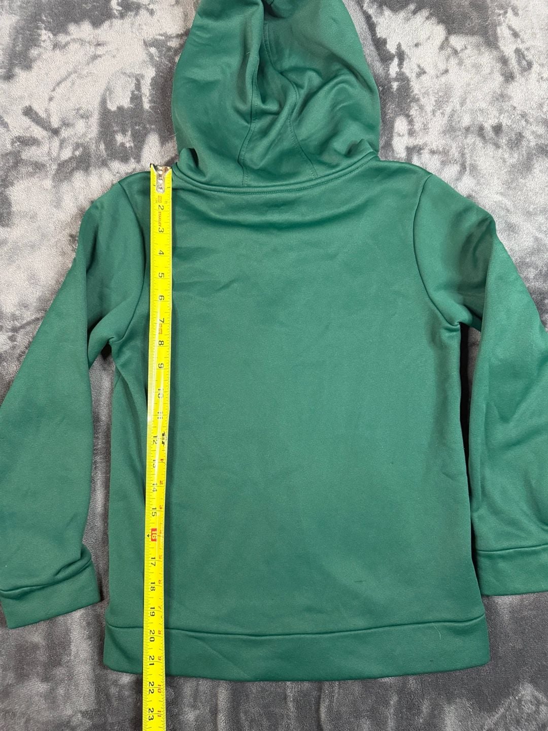 Kids Under Armour Fleece Full Zip Hoodie YMD Green Youth Medium # 93 5