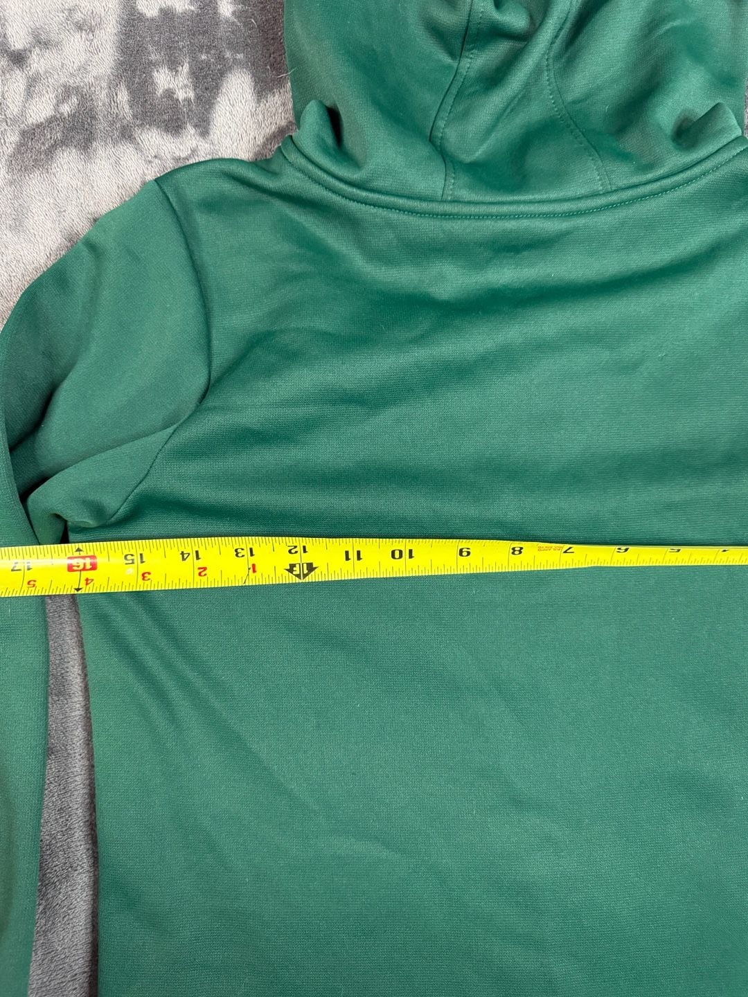 Kids Under Armour Fleece Full Zip Hoodie YMD Green Youth Medium # 93 6