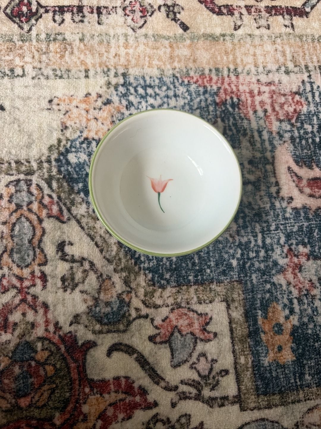 Andrea by Sadek Floral Tulip Small Bowl Porcelain 7
