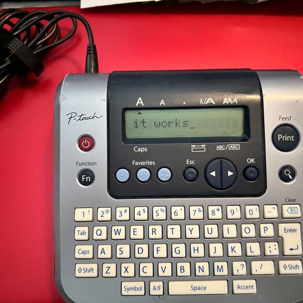 Brother P-Touch PT-1280 Electronic Label Maker