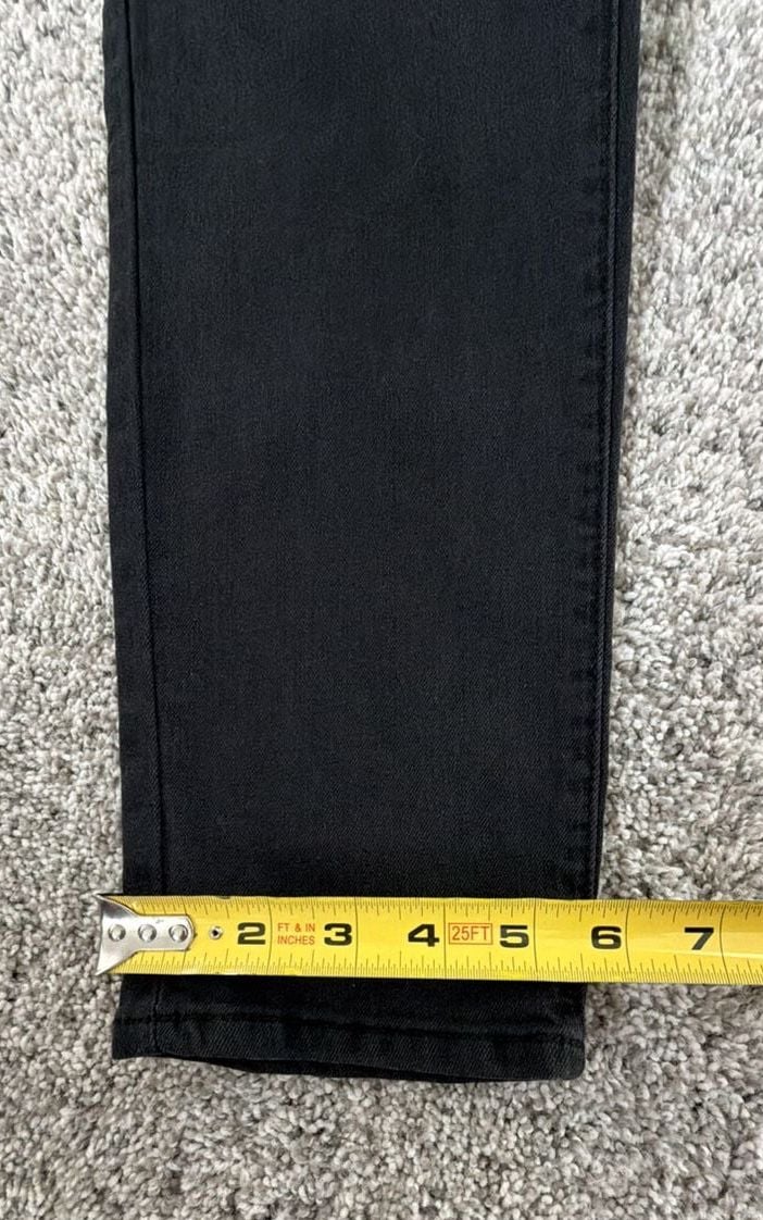 Seven7 Skinny Jeans Size 12 Black Denim Pants 4
