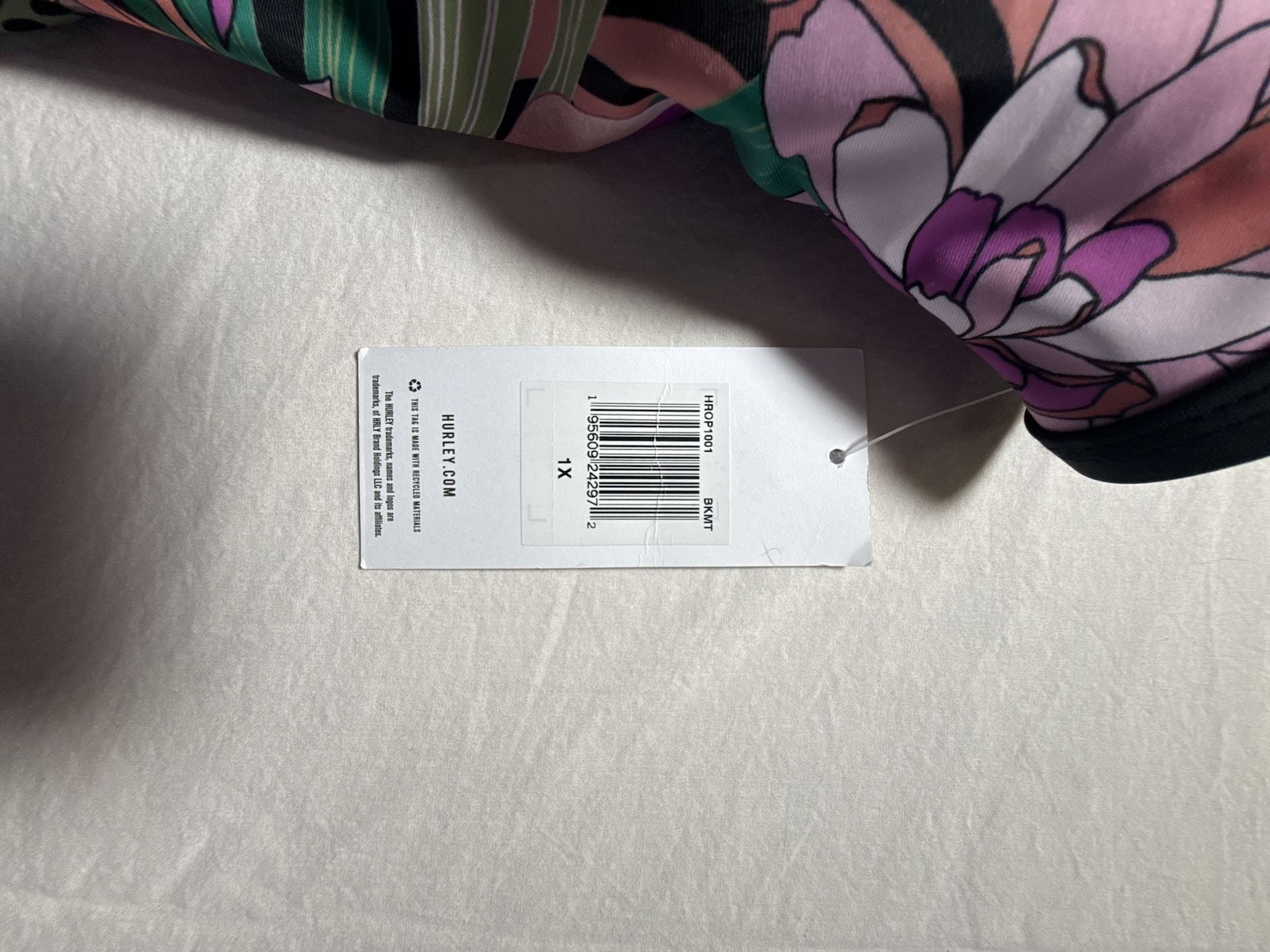 Hurley One Piece Swimsuit Size 1X Multicolor Tropical Floral 4