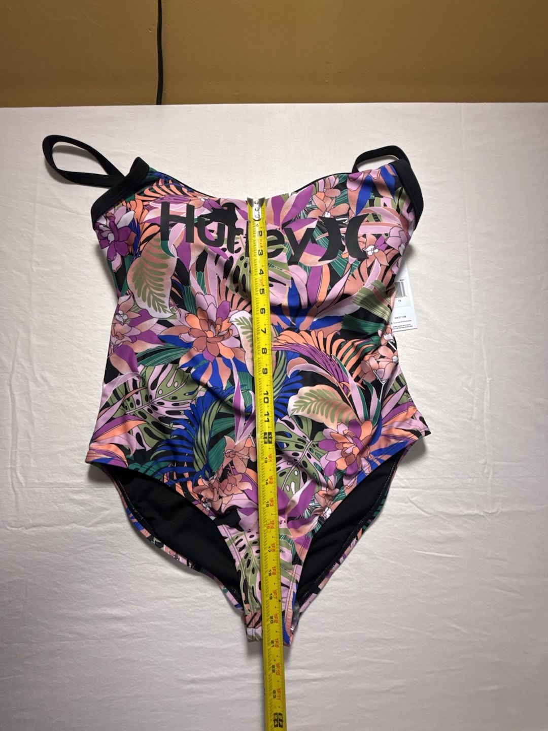 Hurley One Piece Swimsuit Size 1X Multicolor Tropical Floral 7