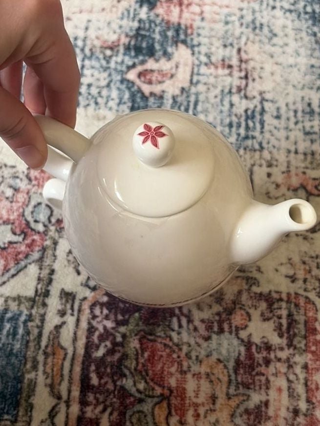 Pottery Barn Tea For One Teapot And Cup Set Mother's Day 4